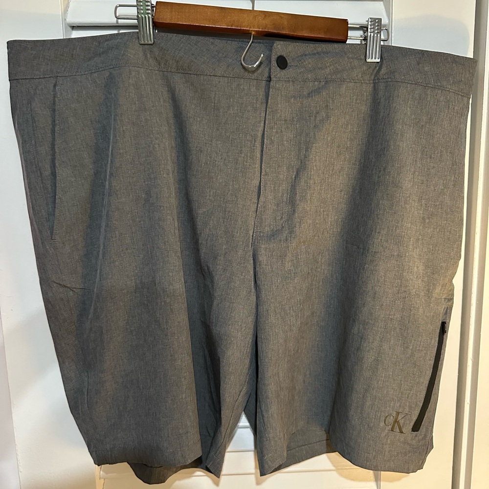 Calvin Klein Men's Swimming Gray Shorts 2XL Mens BoardShorts